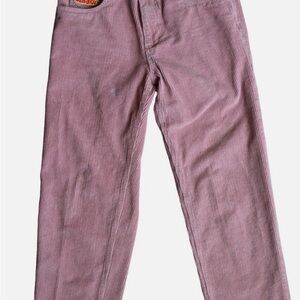 Empyre Relax Corduroy Loose Fit Five Pocket Pants Pink Mens Size 30